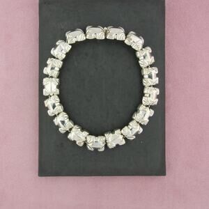 mexico sterling silver vintage chunky frog link necklace size 15.5in